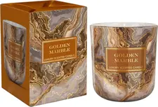 OEM Свеча GOLDEN MARBLE & ANTICO, ароматическая, золотисто-коричневая, серая