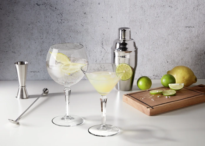 Pahare pentru Gin and Tonic Pasabahce Hudson, 655 ml, Sticla Transparenta, Set de 6 piese, Safe la Masina de Spalat Vase, 8.5x20.6 cm