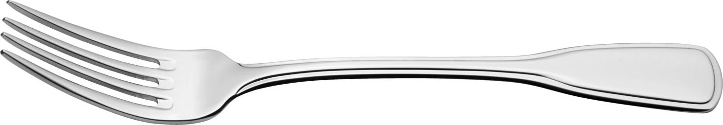 VEGA Spaten Table Fork Set of 12, 18/10 Chrome-Nickel Stainless Steel, Mirror Polished, 19.4 cm, Silver