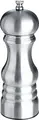 Vega Preto Salt Mill, 18/10 Brushed Stainless Steel, Ceramic Grinding Mechanism, 5.9 x 18 cm, Silver