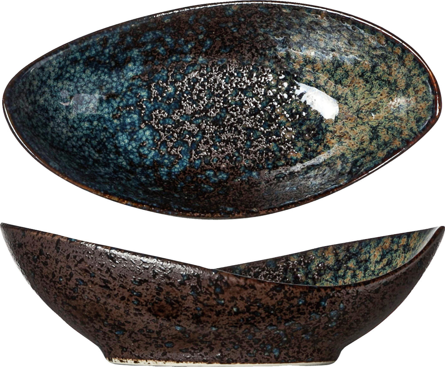 Cosy & Trendy Billiet-Vanlaere NV Bowl Black yoru oval Schüssel Black yoru oval Bowl Black yoru oval; 90 ml, 16x8x5 cm (LxWxH); black/blue; 6 piece / pack Schüssel Black yoru oval; 90 ml, 16x8x5 cm (LxBxH); schwarz/blau; 6 Stück / Pack Colorful series of stoneware from the brand Cosy & Trendy. Dishwasher safe and microwaveable. Farbige Schüssel aus Steinzeug. Spülmaschinenfest und mikrowellengeeignet.