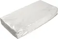 PROnappe Selection Disposable Paper Tablecloths, White, 70 x 70 cm, Water Repellent, Honeycomb Satin Finish, Set of 400 Pieces