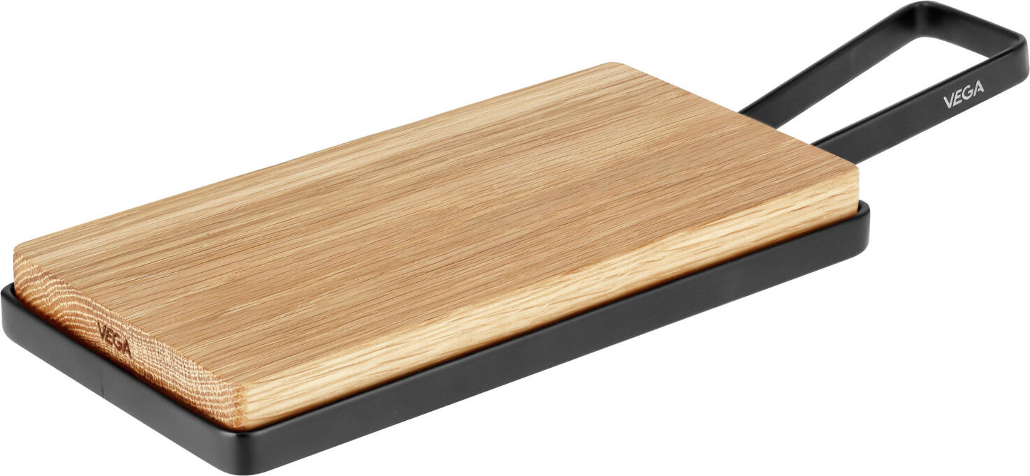 VEGA Anaya Serving Board, Oiled Oak Wood Insert Plate, Rectangular, 20 x 10 x 1.5 cm, Stackable