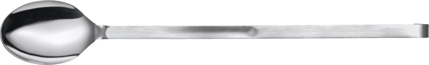 PULSIVA LUSINI Solutions GmbH Serving spoon Valuo long-handled Servierlöffel Valuo langstielig Serving spoon Valuo long-handled; 46 cm (L); silver Servierlöffel Valuo langstielig; 46 cm (L); silber Seamless kitchen utensils made of 18/5 chrome stainless steel. With curved end for hanging above the hob. Ladle and slotted spoon with diameter and litre indication on the handle. Available in different shapes and sizes. Suitable for dishwasher. Fugenlos gefertigte Küchenhelfer aus 18/5 Chrom-Edelstahl, rostfrei. Mit gebogenem Ende zum Aufhängen über dem Herd. Schöpflöffel und Schaumlöffel mit Durchmesser- und Literangabe am Stiel. In unterschiedlichen Formen und Größen erhältlich. Spülmaschinengeeignet.