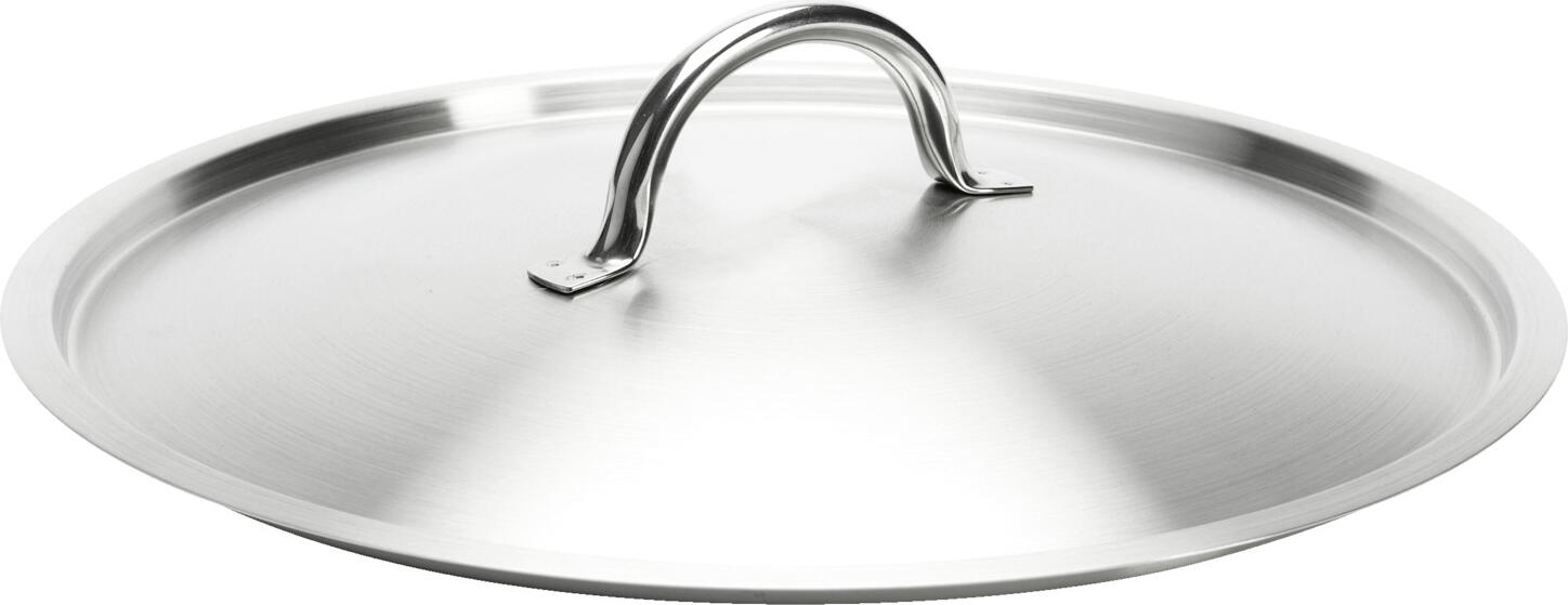 Lid for cookware Prim Appety Deckel zu Kochgeschirr Prim Appety Lid for cookware Prim Appety; 36 cm (Ø); silver Deckel zu Kochgeschirr Prim Appety; 36 cm (Ø); silber De Buyer Prim Appety lids have been specially developed for the pots, saucepans and frying pans in the range and are ideally suited to professional use in the catering, hospitality and catering sectors. Made from high-quality AISI 304 stainless steel, the lids impress with their robustness, hygienic properties and long service life. They ensure efficient cooking, as heat and moisture are reliably retained within the cookware. The sturdy stainless steel handle ensures safe and comfortable handling, even in the hectic day-to-day of a professional kitchen. Thanks to their precise fit, the lids seal perfectly and support energy-efficient cooking in the professional kitchen. Key benefits at a glance Professional-grade AISI 304 stainless steel Perfect fit for Prim Appety cookware Supports energy-efficient cooking Robust and durable for continuous use Hygienic and easy to clean Dishwasher-safe Sturdy, ergonomic stainless steel handle With the Prim Appety range, De Buyer offers reliable professional accessories for modern HORECA kitchens. Die De Buyer Prim Appety Deckel wurden speziell für die Töpfe, Kasserollen und Pfannen der Serie entwickelt und sind optimal auf den professionellen Einsatz in Gastronomie, Hotellerie und Catering abgestimmt. Gefertigt aus hochwertigem Edelstahl AISI 304 überzeugen die Deckel durch ihre hohe Robustheit, hygienische Eigenschaften und lange Lebensdauer. Sie sorgen für ein effizientes Garen, da Wärme und Feuchtigkeit zuverlässig im Kochgeschirr gehalten werden. Der stabile Edelstahlgriff ermöglicht ein sicheres und komfortables Handling auch im hektischen Küchenalltag. Dank der präzisen Passform schließen die Deckel optimal ab und unterstützen energieeffizientes Arbeiten in der Profi-Küche. Vorteile im Überblick Edelstahl AISI 304 in Profiqualität Perfekte Passform für Prim Appety Kochgeschirr Unterstützt energieeffizientes Garen Robust und langlebig für den Dauereinsatz Hygienisch und pflegeleicht Spülmaschinenfest Stabiler, ergonomischer Edelstahlgriff Mit der Prim Appety Serie bietet De Buyer zuverlässiges Profi-Zubehör für moderne HORECA-Küchen.