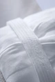 Rob de baie unisex LUSINI Nera, mărime L/XL, 100% bumbac velur si terry, cu guler tip șal, Standard OEKO-TEX 100, Alb