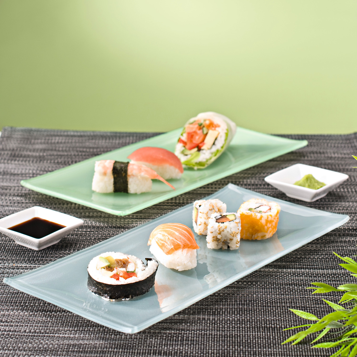 VEGA Stan Mini Porcelain Bowls, White Square Snack and Dip Bowls, 60ml, Dishwasher and Microwave Safe, Set of 12 Pieces