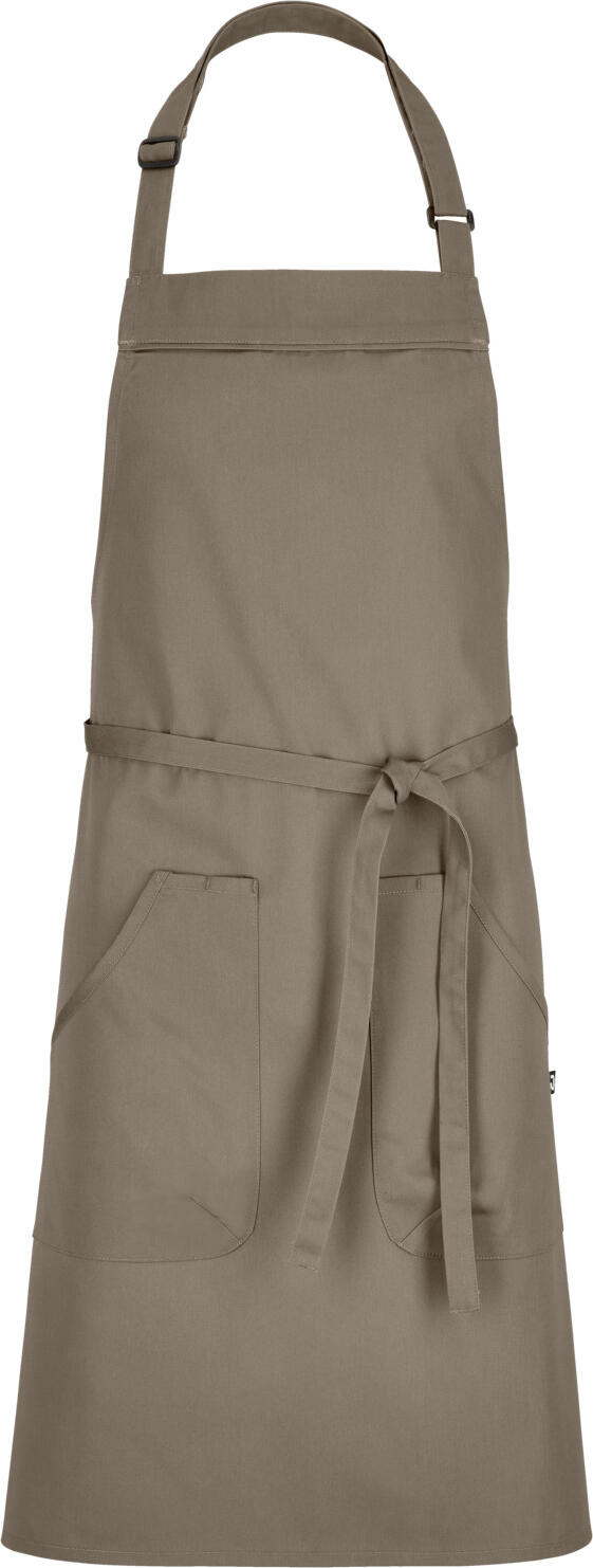 Jobeline Gabo Bib Apron, 88x80 cm, 65% Polyester 35% Cotton, Adjustable Neckband, Two Patch Pockets, OEKO-TEX Standard 100 Certified