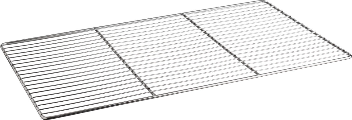 de Buyer Apace GN 2/1 Grid, Stainless Steel Rectangular Rack 53x32.5x0.5 cm, Heavy Duty Deformation Resistant, Dishwasher Safe