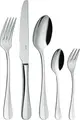 VEGA Baguette Starter and Dessert Fork Set of 12, 18/10 Chrome-Nickel Stainless Steel, Mirror Polished, 18.3 cm, Silver