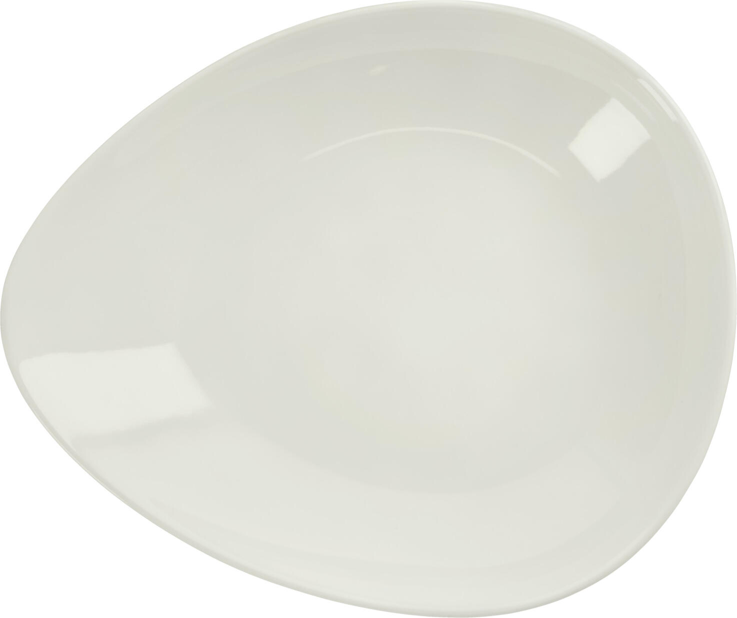 Set de 6 farfurii adânci organice din porțelan Vega Opus, culoarea fildeș, 750ml, rezistente la zgârieturi și tăiături, pentru catering, compatibile cu cuptorul cu microunde și mașina de spălat vase