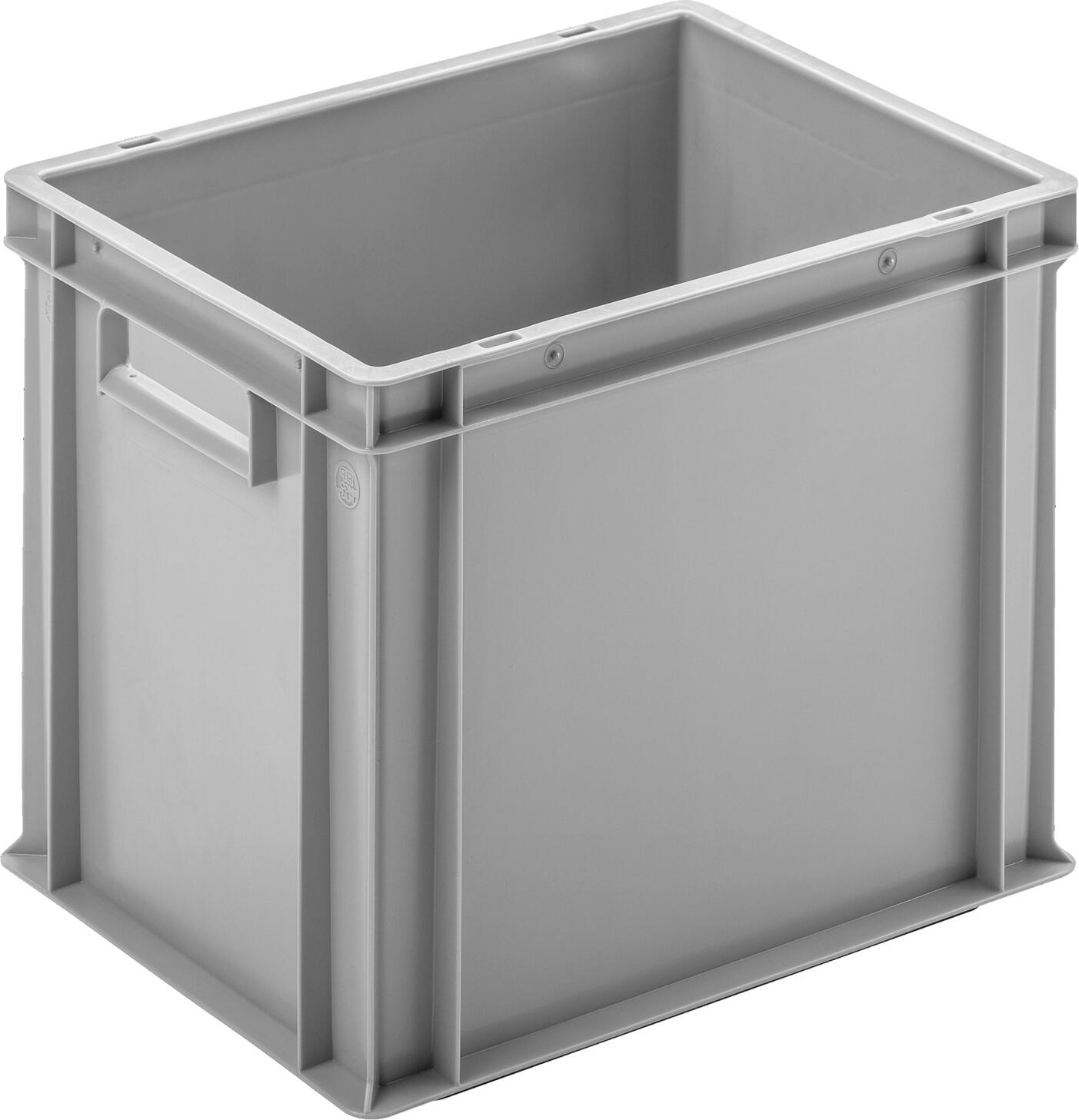 Ringoplast Stacking Container System Universal Box, 29.6 L, 30 x 40 x 32 cm, Food Safe Durable Polypropylene Plastic, Stackable Dishwasher Safe Storage Box, Grey