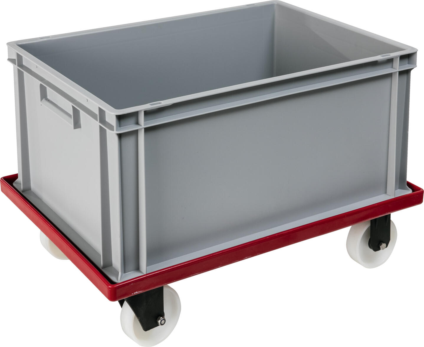Ringoplast Stacking Container System Universal Box 64 L (40 x 60 x 32 cm), Food Safe Durable Polypropylene Plastic, Stackable Dishwasher Safe Storage Box, Grey