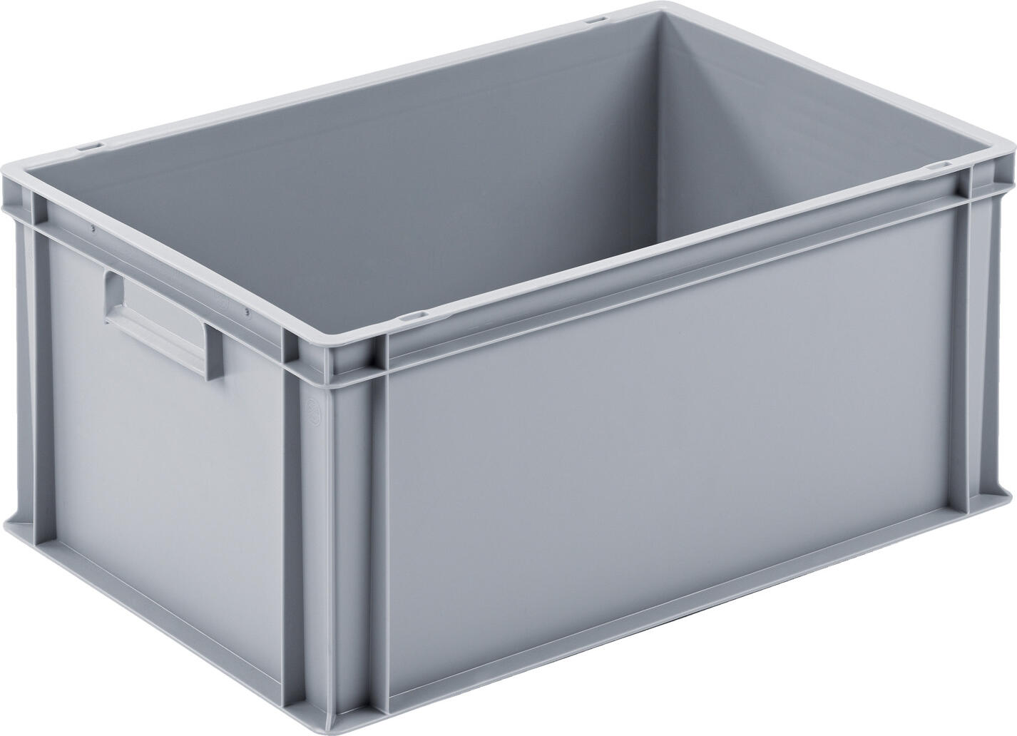 Ringoplast Stacking Container System Universal Box 64 L (40 x 60 x 32 cm), Food Safe Durable Polypropylene Plastic, Stackable Dishwasher Safe Storage Box, Grey