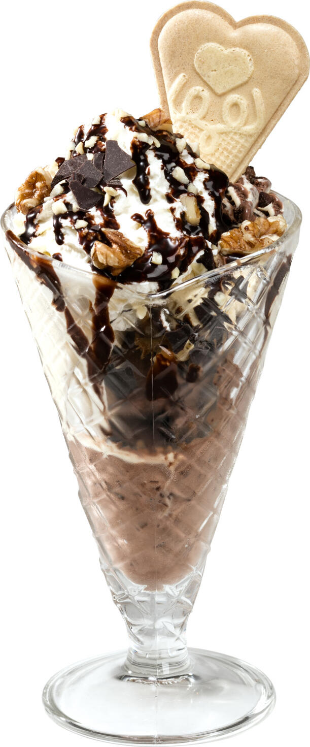 Set de 6 pahare pentru înghețată Bormioli Rocco Gelato, sticlă, 280ml, cu model diamant, rezistente la mașina de spălat vase