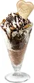 Set de 6 pahare pentru înghețată Bormioli Rocco Gelato, sticlă, 280ml, cu model diamant, rezistente la mașina de spălat vase