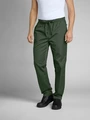 Pantaloni de bucatar barbati Jobeline Vito, 65% poliester 35% bumbac, talie elastica cu cordon, buzunare laterale si spate, OEKO-TEX Standard 100