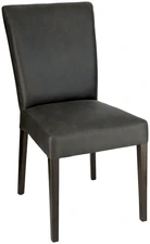 PULSIVA Upholstered chair Lino flame-retardant imitation leather Polsterstuhl Lino Kunstleder schwer entflammbar Upholstered chair Lino flame-retardant imitation leather; 46x67x101 cm (WxDxH); seat black, base wenge; 2 piece / pack Polsterstuhl Lino Kunstleder schwer entflammbar; 46x67x101 cm (BxTxH); Sitz schwarz, Gestell wenge; 2 Stück / Pack The Lino chair is an excellent seating solution for professional use in the catering, hospitality and communal catering sectors. The sturdy frame, made from solid, stained beech wood, combined with a hard-wearing faux leather cover, ensures high durability in everyday use. The padded seat and backrest offer reliable comfort and are also flame-retardant in accordance with EN 1021-1 + 2, making them suitable for use in safety-critical areas. The Lino chair features a high-quality cover made from PU-coated polyester (100%), which has been specially developed for intensive use. Tested to DIN EN 14465, the material is characterised by high abrasion resistance and remains visually appealing even with prolonged use. Its low tendency to pill helps maintain a consistent surface appearance over the long term and contributes to a neat overall look. Thanks to its wipeable and easy-care surface, the chair is ideal for areas with high standards of cleanliness and hygiene. This makes it perfectly suited to restaurants, cafés, canteens, breakfast rooms, conference areas or event spaces with high footfall. It is delivered fully assembled. Key features at a glance: * Upholstery flame-retardant in accordance with EN 1021-1 + 2 * High abrasion resistance (68,000 Martindale) in accordance with DIN EN 14465 * Low tendency to pill and good lightfastness * Suitable for indoor use. Der Stuhl Lino ist eine gute Sitzlösung für den professionellen Einsatz in Gastronomie, Hotellerie und Gemeinschaftsverpflegung. Das stabile Gestell aus massivem, gebeiztem Buchenholz in Kombination mit einem strapazierfähigen Kunstlederbezug sorgt für eine hohe Belastbarkeit im täglichen Gebrauch. Die gepolsterte Sitz- und Rückenfläche bietet zuverlässigen Sitzkomfort und ist zudem schwer entflammbar gemäß EN 1021-1 + 2, wodurch der Einsatz auch in sicherheitsrelevanten Bereichen unterstützt wird. Der Stuhl Lino verfügt über einen hochwertigen Bezug aus PU-beschichtetem Polyester (100?%), der speziell für den intensiven Einsatz entwickelt wurde. Geprüft nach DIN EN 14465, zeichnet sich das Material durch eine hohe Abriebfestigkeit aus und bleibt auch bei dauerhafter Nutzung optisch ansprechend. Die geringe Pillingneigung unterstützt eine langfristig gleichmäßige Oberfläche und trägt zu einem gepflegten Gesamtbild bei. Dank der abwischbaren und pflegeleichten Oberfläche eignet sich der Stuhl ideal für Bereiche mit hohen Anforderungen an Sauberkeit und Hygiene. Dadurch ist er optimal für Restaurants, Cafés, Kantinen, Frühstücksräume, Tagungsbereiche oder Veranstaltungsflächen mit hoher Frequentierung geeignet. Lieferung erfolgt montiert. Wichtige Merkmale auf einen Blick: * Polsterung schwer entflammbar nach EN 1021-1 + 2 * Hohe Scheuerfestigkeit (68.000 Martindale) nach DIN EN 14465 * Geringe Pillingneigung und gute Lichtechtheit * Für den Innenbereich geeignet.