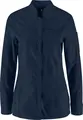 Jobeline Phoenix Women's Long-Sleeved Chef Jacket, 65% Polyester 35% Cotton, Elastic Piqué Panels, Concealed Snap Buttons, OEKO-TEX Certified