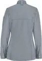 Jobeline Phoenix Women's Chef's Jacket, Long-Sleeved, Polyester-Cotton Blend, Grey, Size 36, Wing Collar, Concealed Snap Fasteners, OEKO-TEX Certified