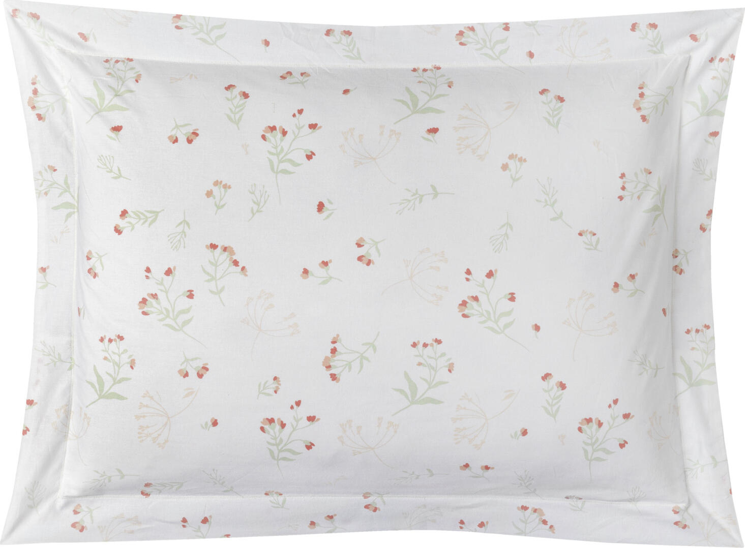 ERWIN M. LUSINI Solutions GmbH Iseo Bed Linen Set, 50 x 70 cm, 100% Cotton Renforce, 144 TC, Modern Floral Pattern, Easy-Care and Hard-Wearing