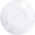 Arcoroc Restaurant Deep Plate Set of 24, White Tempered Opal Glass, 22.5 cm Diameter, Shock and Scratch Resistant, Professional Gastronomy Use