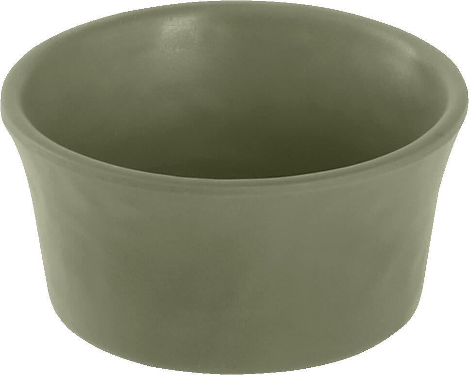 LUSINI Fella Mini Bowl Set of 6 Pieces, Olive, Melamine Round Bowls, 42ml, 5.9cm Diameter, Shockproof and Dishwasher Safe