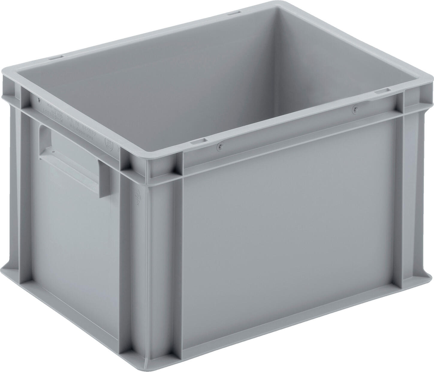 Ringoplast Stacking Container System Universal Box 22.6 L (30 x 40 x 22.7 cm), Food Safe Durable Polypropylene Plastic, Stackable Dishwasher Safe Storage Box, Grey