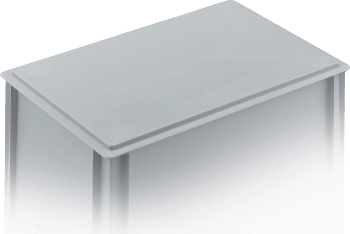 Ringoplast Stacking Container System Universal Box 22.6 L (30 x 40 x 22.7 cm), Food Safe Durable Polypropylene Plastic, Stackable Dishwasher Safe Storage Box, Grey