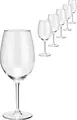 VEGA Impulse Red Wine Glasses, 540 ml, Transparent Glass, Robust and Dishwasher-Safe, Set of 6