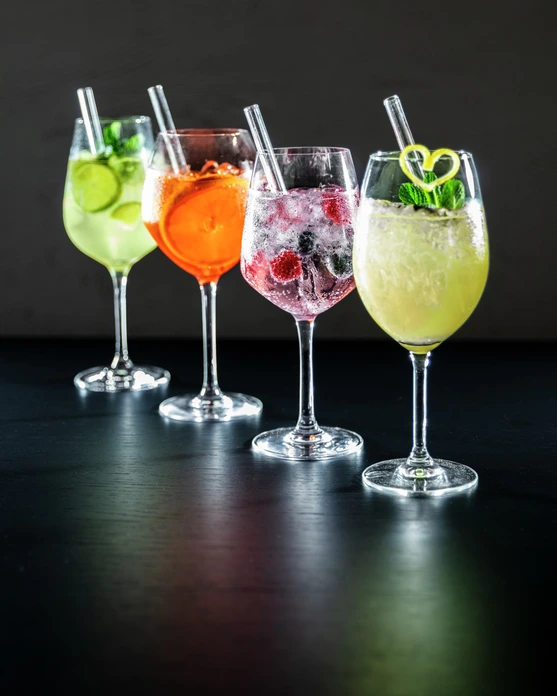 VEGA Impulse Red Wine Glasses, 540 ml, Transparent Glass, Robust and Dishwasher-Safe, Set of 6