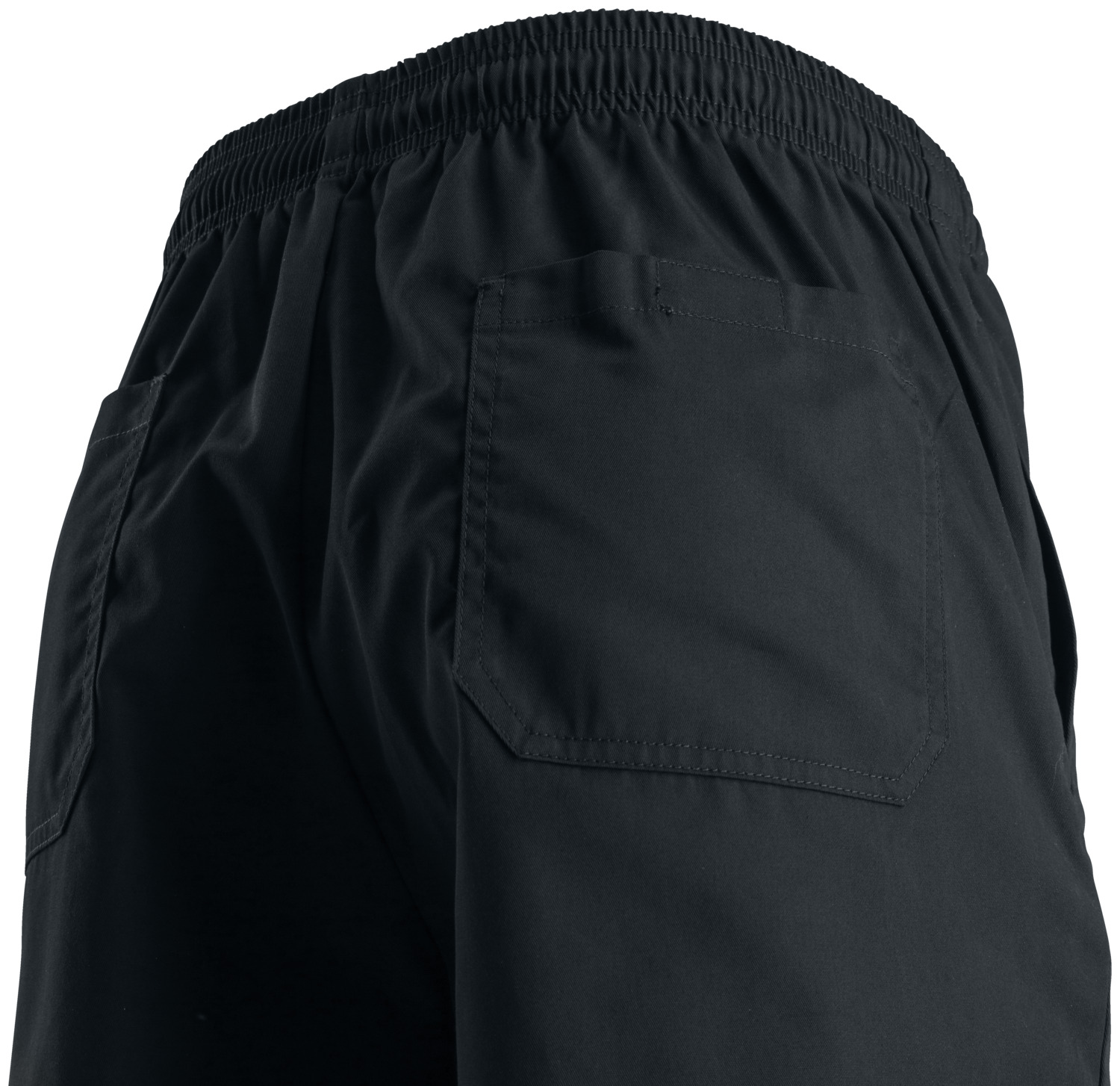 Set de 3 piese Pantaloni Bucatar Pulsiva Bryn, Pantaloni Profesionisti Coala Negru, Marime S, 65% Poliester 35% Bumbac, Talie cu Scurt, Doua Buzunare Spate