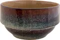 Cosy & Trendy Quintana Stackable Porcelain Bowls, Amber, 150ml, 9cm Diameter, Dishwasher and Microwave Safe, Set of 12 Pieces
