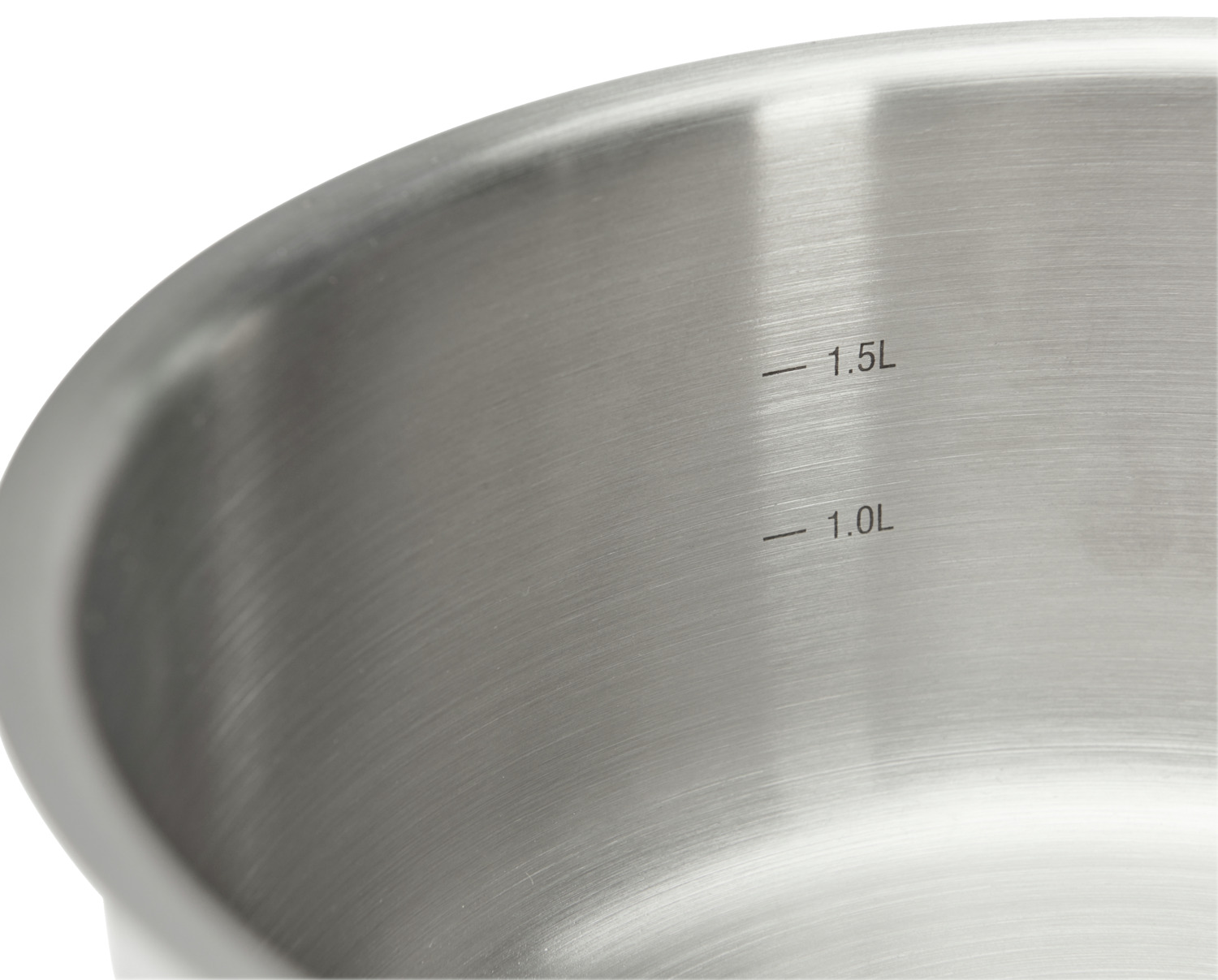 de Buyer Prim Appety Saucepan 18 cm, 1.5L, AISI 304 Stainless Steel, Induction Ready, Professional HORECA Cookware, 1 Piece