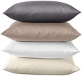Husa pentru plapuma LUSINI Solutions GmbH Tokio, 100% bumbac Mako-Satin, 260x240 cm, Taupe, Inchidere Hotel, OEKO-TEX Standard 100, Mercerizata