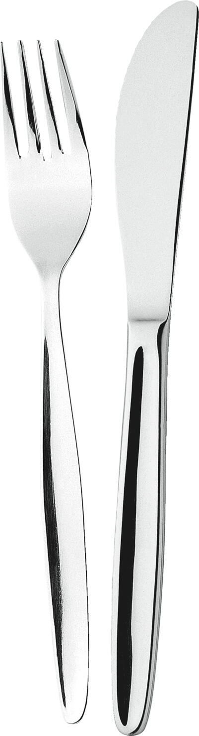 Set Tacamuri Pulsiva Palermo de 72 Piese, 36 Furculite 19.3cm si 36 Cutite 20.9cm, Otel Inoxidabil 18/0 si 13/0, Finisare Oglinda, Profesional