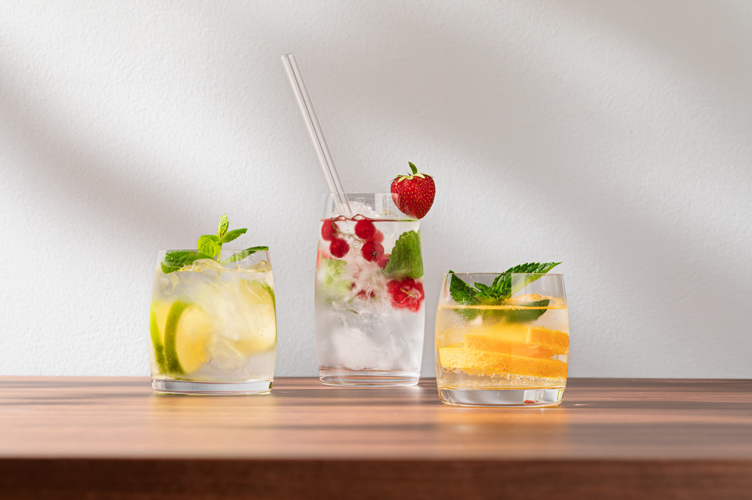 VEGA Erika Crystal Water Glasses, 230 ml Universal Glass, Transparent, Dishwasher Safe, Set of 6