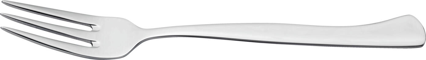 Pulsiva Londrina Pizza and Steak Fork Set of 6, 18/10 Chrome-Nickel Stainless Steel, Mirror Polished, 20.5 cm, Silver, Dishwasher Safe