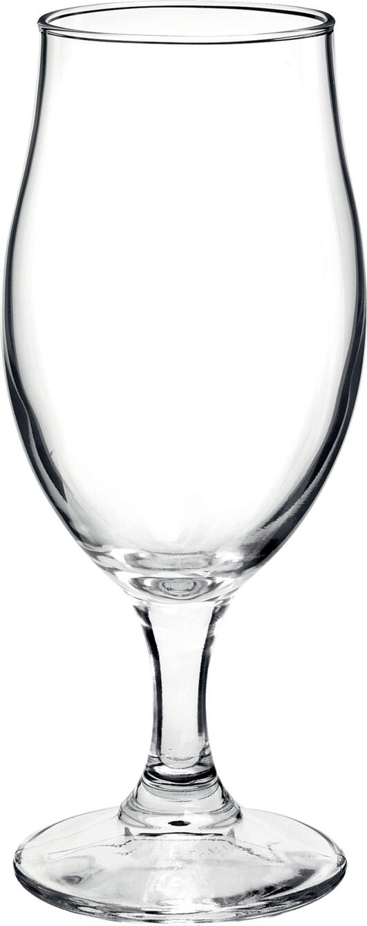 Set de 6 piese Pahare pentru bere tip tulipan Bormioli Rocco Executive, 529 ml, Inaltime 205 mm, Diametru 87 mm, Sticla Transparenta cu Linie de Umplere, Safe la Masina de Spalat Vase