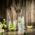 Set de 6 pahare pentru cocktail Pasabahce Iconic Long Drink, 365ml, sticla transparenta, rezistente la masina de spalat vase