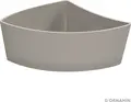 Tava Interioara Ornamin Big Bruno 1/4, 180 ml, Plastic SAN, Compatibila cu Microunde si Masina de Spalat Vase, Maro Deschis, Set de 10 Piese