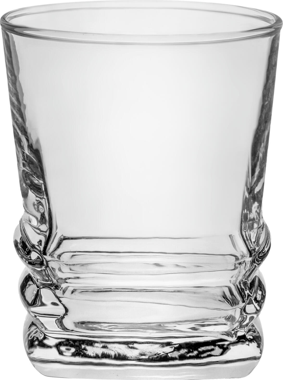 Set de 6 piese Pahare de Desert LAV Elegan, Mini Pahare 80ml pentru Buffet si Deserturi, Sticla Transparenta, Safe la Masina de Spalat Vase, 5x6.2 cm