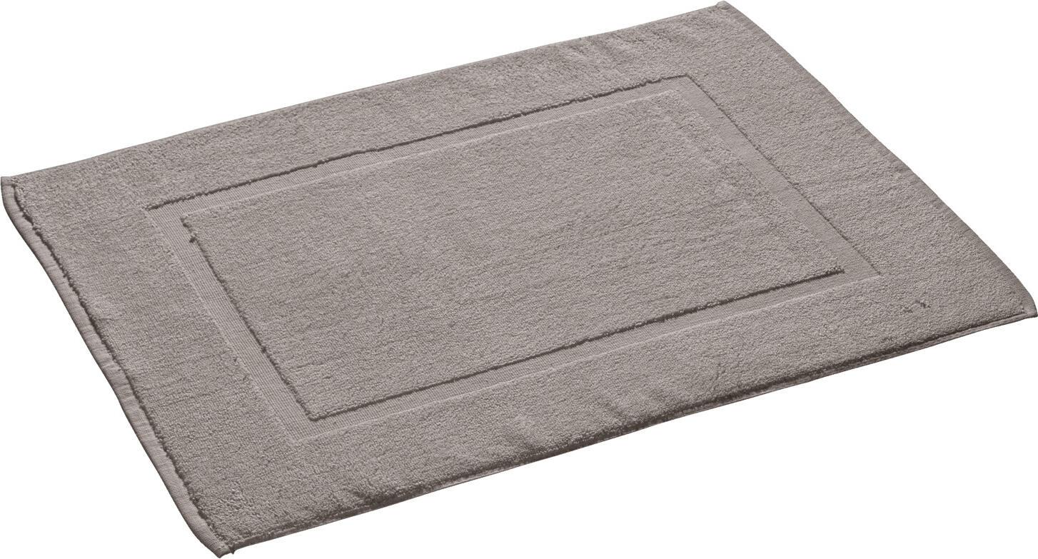 Коврик для ванной Pulsiva Bath Mat Universal, Набор из 5 предметов, 100% хлопок, впитывающая махровая ткань, 50x70 см, серый, OEKO-TEX Standard 100