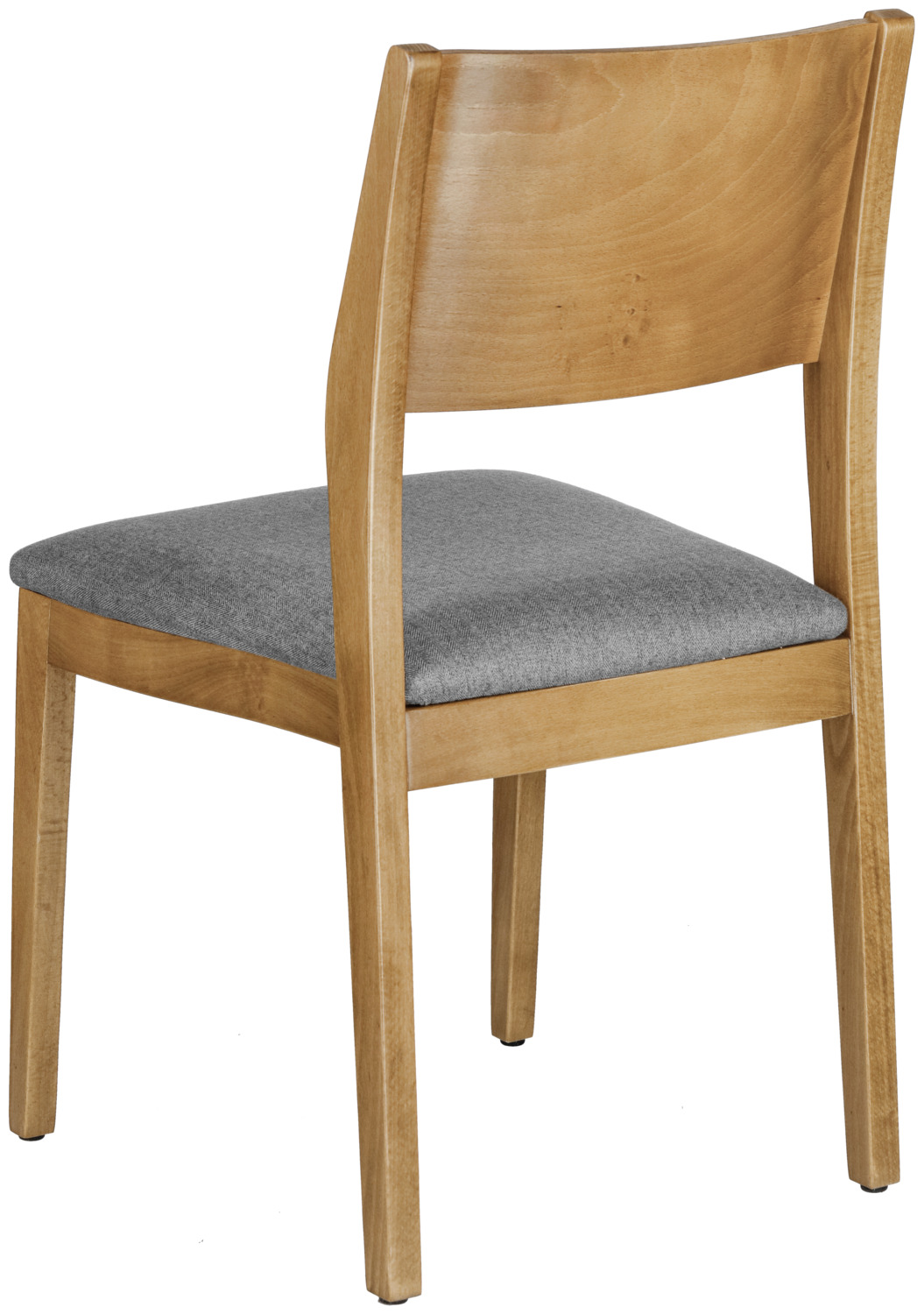 VEGA Stak Upholstered Stacking Chairs, Set of 2, Beech Wood Frame, Polyester Fabric, 48x51x86 cm, Flame-Retardant, Indoor Use