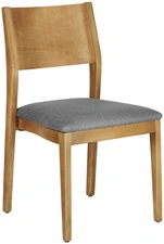 VEGA LUSINI Solutions GmbH Stacking chair Stak fabric Stapelstuhl Stak Stoff Stacking chair Stak fabric; 48x51x86 cm (WxDxH); seat light-grey, base light-brown; 2 piece / pack Stapelstuhl Stak Stoff; 48x51x86 cm (BxTxH); Sitz hellgrau, Gestell hellbraun; 2 Stück / Pack Ergonomically shaped upholstered chair made of a beech frame, stained and lacquered. Seat made of fabric cover (100% polyester). Stackable up to five chairs. Stacking protection attached to the bottom. For indoor use only. Supplied assembled. Includes floor-protecting glides. Ergonomisch geformter Polsterstuhl aus einem Buchengestell, gebeizt und lackiert. Sitzfläche aus Stoffbezug (100 % Polyester). Stapelbar bis zu fünf Stühlen. Stapelschutz an der Unterseite angebracht. Nur für den Innenbereich. Montiert geliefert. Inklusive bodenschonender Gleiter.