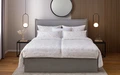 ERWIN M. LUSINI Solutions GmbH Iseo Bed Linen Set, 160x210 cm, 100% Cotton Renforce, 144 TC, Modern Floral Pattern, Easy-Care and Hard-Wearing