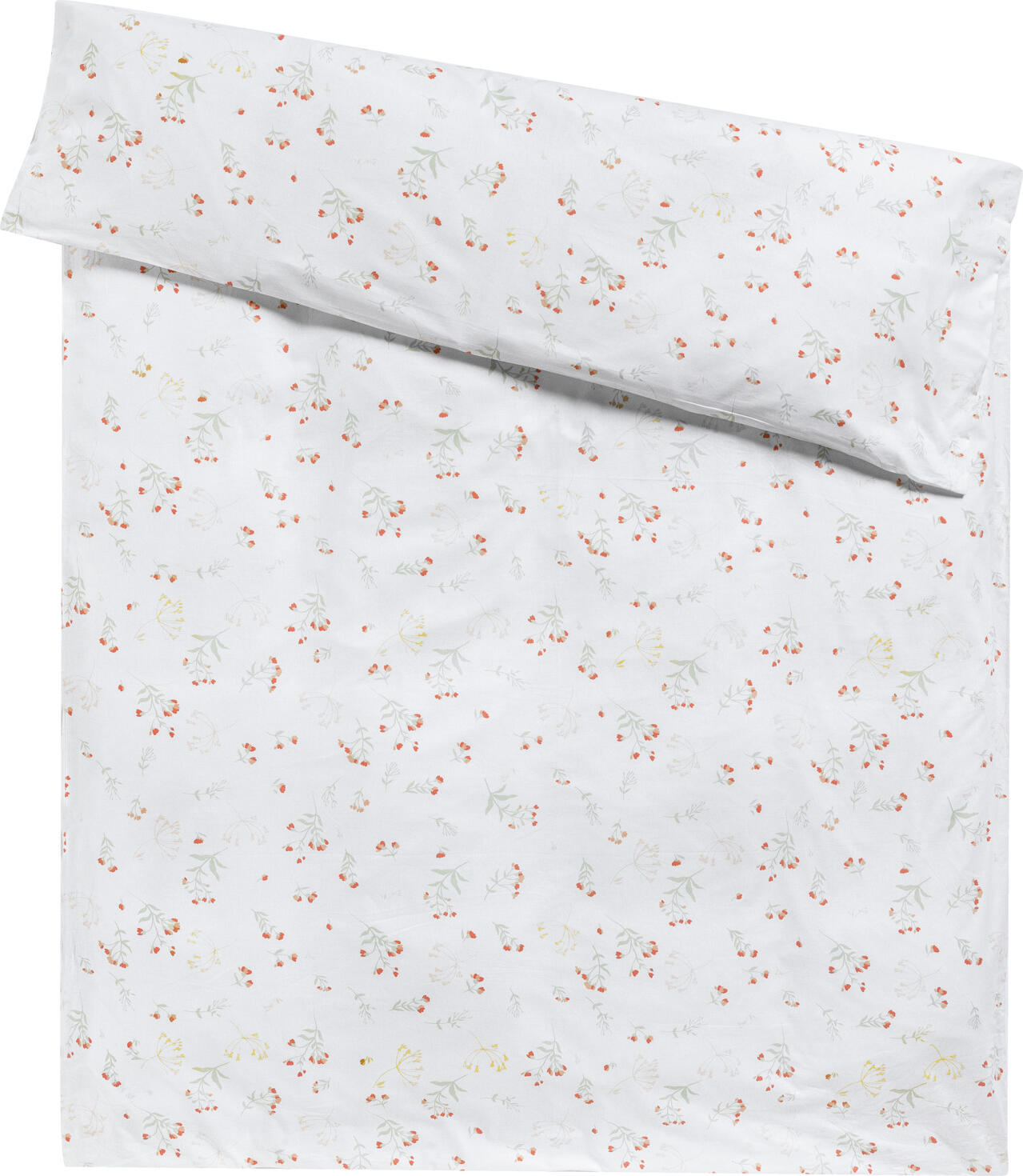 ERWIN M. LUSINI Solutions GmbH Iseo Bed Linen Set, 160x210 cm, 100% Cotton Renforce, 144 TC, Modern Floral Pattern, Easy-Care and Hard-Wearing