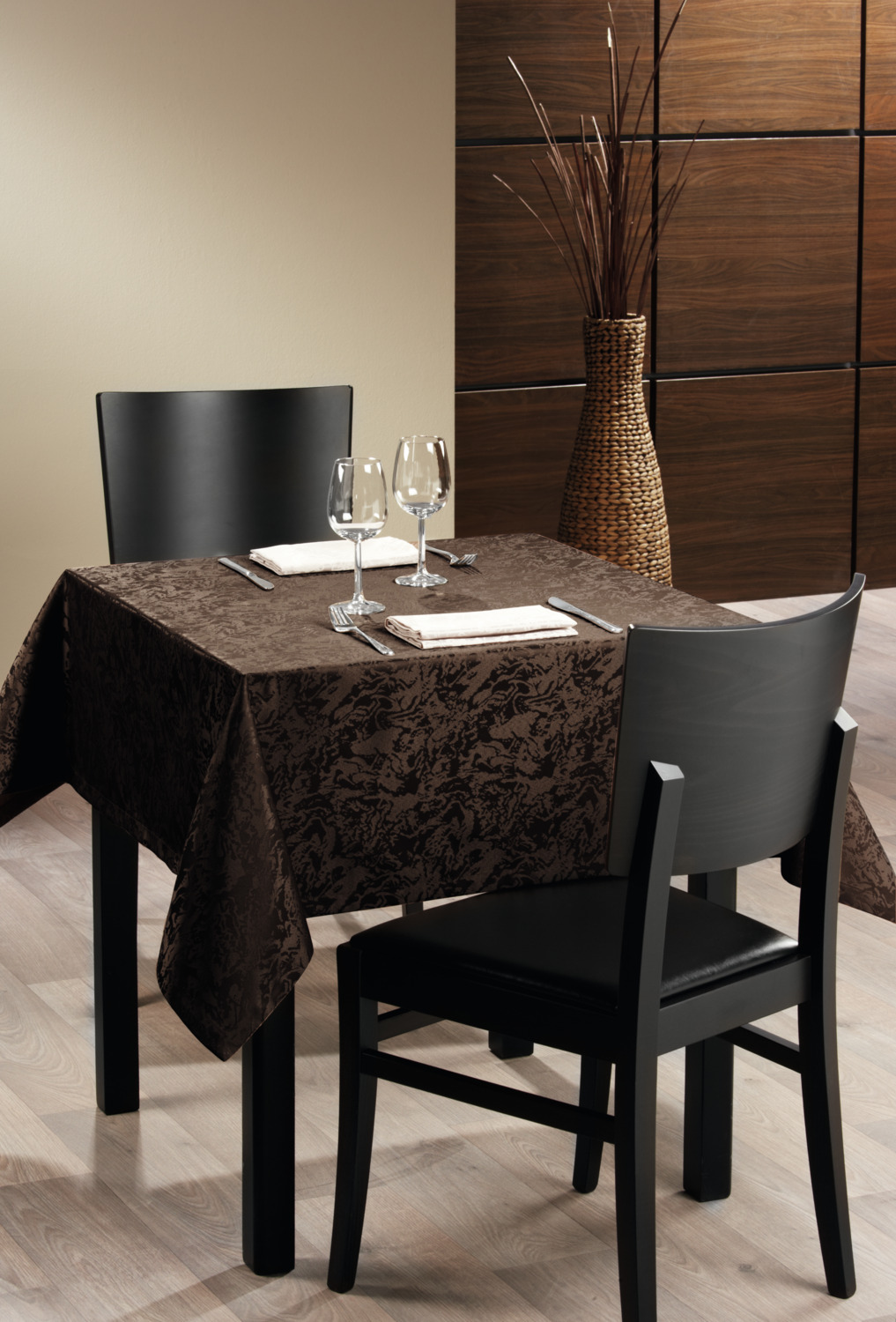 Pulsiva Marmor Cloth Napkins, Set of 6, 100% Polyester, 50x50 cm, Anthracite Marble Pattern with Silk Shimmer, OEKO-TEX Standard 100