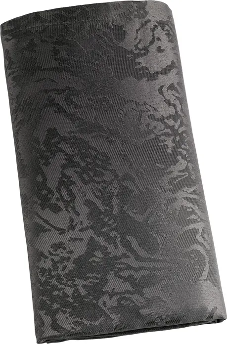 Pulsiva Marmor Cloth Napkins, Set of 6, 100% Polyester, 50x50 cm, Anthracite Marble Pattern with Silk Shimmer, OEKO-TEX Standard 100
