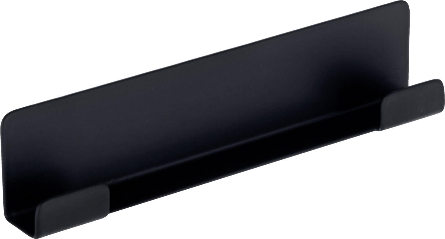 Tabla de scris VEGA Esino, Tabla de etichetare mica pentru buffet, Otel vopsit in pudra, Negru, 12 x 2.58 x 1.3 cm, Compatibila cu markere de creta